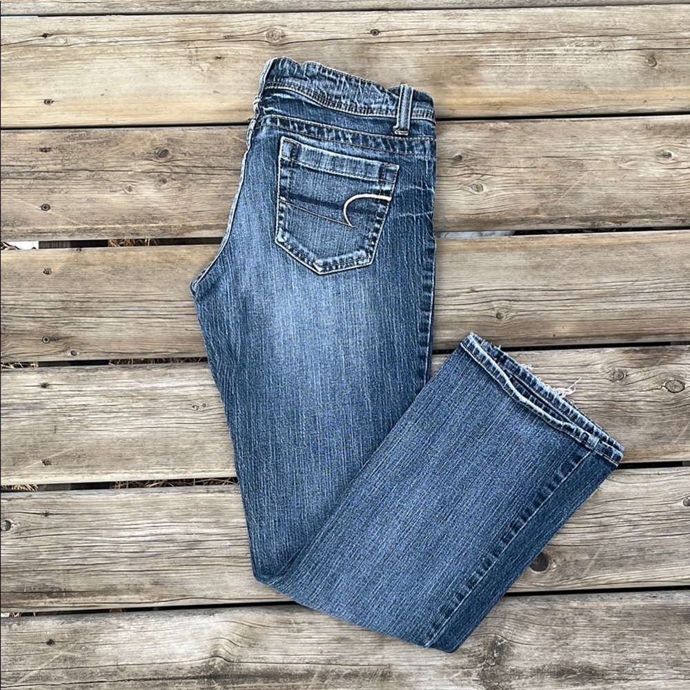 Warehouse One Bootcut Blue Denim Jeans